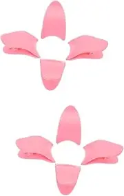 Housoutil 2sets False Eyelash Applicator Tool Lash Extension Tweezers Essential Makeup Tool for Beginners 4pcs*2