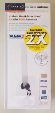 Hawking Technology Hi-Gain 6dB Omni-Directional Antenna HA16SIP NEW [FR 35]