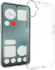 Oprimio Crystal Clear Case for Nothing CMF Phone 1 [Silicone Case] [%100 Transparent] [German Material] [Ultra Thin] Clear Mobile Phone Case for Nothing Phone CMF Phone 1