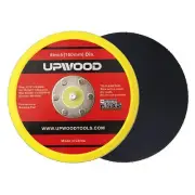 2 pcs 6" Hook and Loop Backing Pad for Air Sander Polisher, 5/16" Arbor with ...