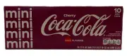 Coca Cola Mini Cherry Flavor 10 Cans 7.5 fl oz (New) 90 Calories Per Serving