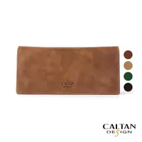 在飛比找蝦皮商城優惠-【CALTAN DESIGN】真皮/長夾 | 簡約俐落兩折真