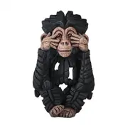 [Edge Sculpture] Edge Baby Chimp 'See No Evil' Figure 21.4cm