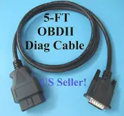OBD2 OBDII Cable Compatible with Autel AA101 ABS Scan Tool Code Reader