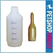 Large Dog, Possum, Marsupial Feeding Bottle 100ml & Wombaroo Teat Size LD