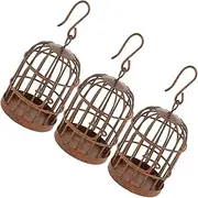 LIGHTAOTAO 3pcs Decorative Birdcage Miniature Unique House Ornament for Dollhouse and Micro Landscaping Decor for House and Home Office Display