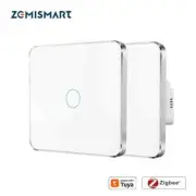 Zigbee 2 Way One Gang No Neutral Touch Switch Wall Light Interruptor S