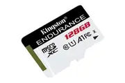 Kingston High Endurance SDCE 128 GB Class 10/UHS-I (U1) microSDXC - 1 Pack - 95 MB/s Read - 45 MB/s Write