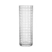 Orrefors Cut In Number Checker Vase, Large