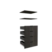 Lugna Storm 4 Drawer 2 Shelf Insert Kit - To Suit 750 x 580mm Cabinet shell