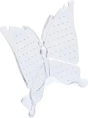 Zerodeko Butterfly Earring Display Board Necklace Display Stand Necklace Hanger Stand Necklace Organizer Stand Earring Holder Earrings Display Organizer Jewelry Stand Plastic Transparent