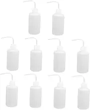 JOINPAYA 10Pcs Plastic Squeeze Bottles with Bent Nose for Watering Cleaning Leak Wash Bottles for Succulent Plants Precise Control with Scale Mark