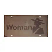 2xtin Sign Woman Metal Tin Sign Vintage Retro Man Cave 150x300mm Metal