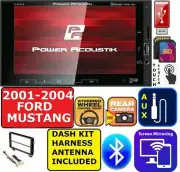 01 02 03 04 FORD MUSTANG BLUETOOTH SCREEN MIRROR USB SD AUX CAR RADIO STEREO PKG (for: Ford)
