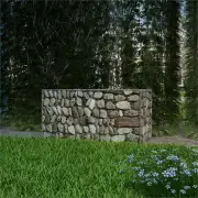 Gabion Basket Galvanised Steel 100x50x50 cm