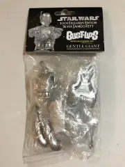 SDCC Silver Jango Fett Gentle Giant Mini Bust-Ups Star Wars Boba Fett