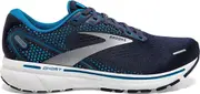 Brooks Mens Ghost 14 Neutral Shoes Runners Sneakers Width (D)- Navy/Stellar/White