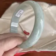 60 Mm Untreated Genuine burmese jadeite bangle bracelet Grade A Apple Green!