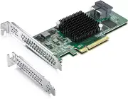 12G Internal PCI Express SAS/SATA HBA Raid Controller Card, Broadcom'S SAS 3008,