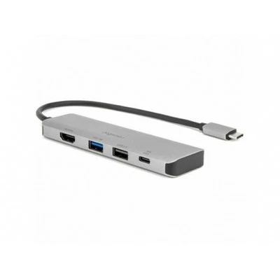 Rocstor Y10A313-S1 USB 3.2 TYPE-C 4K MULTIPORT ADAPTER WITH DP 1.4 ALT MODE - US
