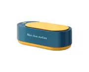 1 Set Ultrasonic Cleaner Multifunctional High-Frequency Vibration Deep Decontamination Noise Reduction Professional Jewelry Cleaning Machine for Home - Green
