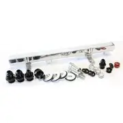 Aeroflow Billet EFI Fuel Rail Kit suit Nissan SR20 S13 - Polished, AF64-2009P