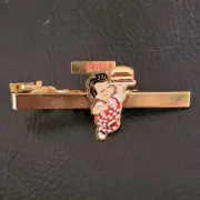 1950’s " Kips " Bob's Big Boy Tie Bar Clip Made In Taiwan