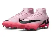 Nike Zoom Mercurial Superfly 9 Elite FG Pink Mens Size US 12 Football Boots ✅