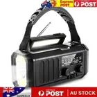 Solar Powered Portable Radio SOS Alarm Hand Crank Radio Reading Lamp for Camping