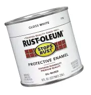 Rust-Oleum 7792730 Protective Enamel Paint, 8-Ounce, Gloss White 8 Ounce