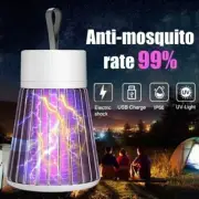 Rechargeable Electric Fly Bug Zapper Mosquito Insect Killer LED Light Trap Lamp*