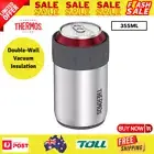 THERMOS STAINLESS STEEL 355ml CAN COOLER Beer Holder Stubby Insulator