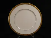 Lenox "Lowell" Dinner Plate(s) Ivory with Gold Encrusted Band, Gold Backstamp