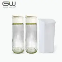 在飛比找ETMall東森購物網優惠-【GW 水玻璃】釀造機配件組(梅酒瓶2入+發酵杯1入)