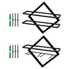 Metal Wine Bottle Holder Wall Mount Rack Glass Holder Rack Stemware Hanger NEW࿐