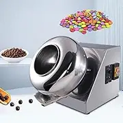 PP-Kic Automatic Tablet Coating Machine, Sugar Coating Machine, Sugar Ball Dryer, Pot Type Chocolate Candy Polishing Coating Tool, Electric 110V-220V, for Sweet Lovers