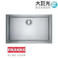 在飛比找momo購物網優惠-【大巨光】瑞士FRANKE 不鏽鋼廚房水槽(MRX110-7