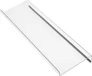 Uonlytech Transparent Acrylic Keyboard Tray Ergonomic Stand for Desk Office Multifunctional Display Rack for Keyboard and Chalk Enhances Workspace Efficiency and Organization