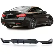 For BMW F32 F33 F36 435i 440i With M-PACKET Rear Diffuser Black Gloss