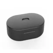 10Pcs Earphone Storage Case for Redmi AirDots Soft Silicone Cove Full Body Protection Shell with 1.2mm Thickness black