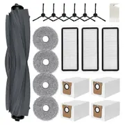 Replacement Parts Kit for L20 Ultra Robot Vacuum: Brush, Filter, Dust Bag