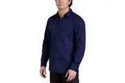 King Gee Mens Workcool Pro Ripstop Work Shirt K14021 - Navy