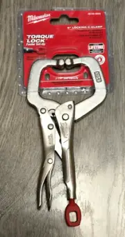 Milwaukee Tools Torque Lock, 6" Locking Welding C-Clamp Pliers #48-22-3532