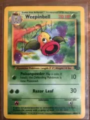 Pokemon Weepinbell 48/64 Jungle Uncommon Non Holo