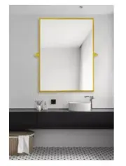 24" W x 32" H Transitional Rectangular Framed Mirror Elegant Lighting Everly