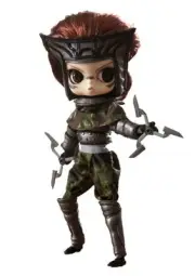 Byul Sengoku BASARA Sarutobi Sasuke Fashion Doll Painted Action Figure Japan