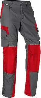 [KÜBLER Workwear] KÜBLER INNOVATIQ Work Trousers Anthracite/Medium Red