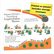 NEW Vanishing Leprechaun Illusion - Irish Magic Puzzle Game Durable Plastic