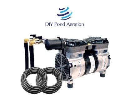 NEW EasyPro PA65WLD 1/2hp Rocking Piston Pond Aeration w/ Quick Sink Tubing !