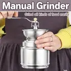 Stainless Steel Hand Crank Grinder Manual Mill for Coffee Beans Rice Sesame Home